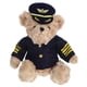 thumbnail image 1 of Oso de peluche suave con uniforme de capitán piloto, lindo oso piloto, muñeco de peluche de capitán de aerolínea, juguete para cumpleaños, bodas y regalos festivos., 1 of 7