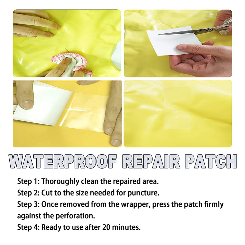 PVC Patch Kit For Inflatables Waterproof Air Mattress Patch Waterproof PVC  Repair Hole Patch Sticker Tape For Tent Yoga Ball Ka - AliExpress