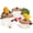 Clear Yellowish Glass, variant on Moss & Stone 6-Piece Clear Glass Casserole Dishes for Oven With Lids, Durable Tempered Borosilicate Glass Bakeware Set, Microwave Safe, 3 Round Sizes for Cooking, Serving & Storage