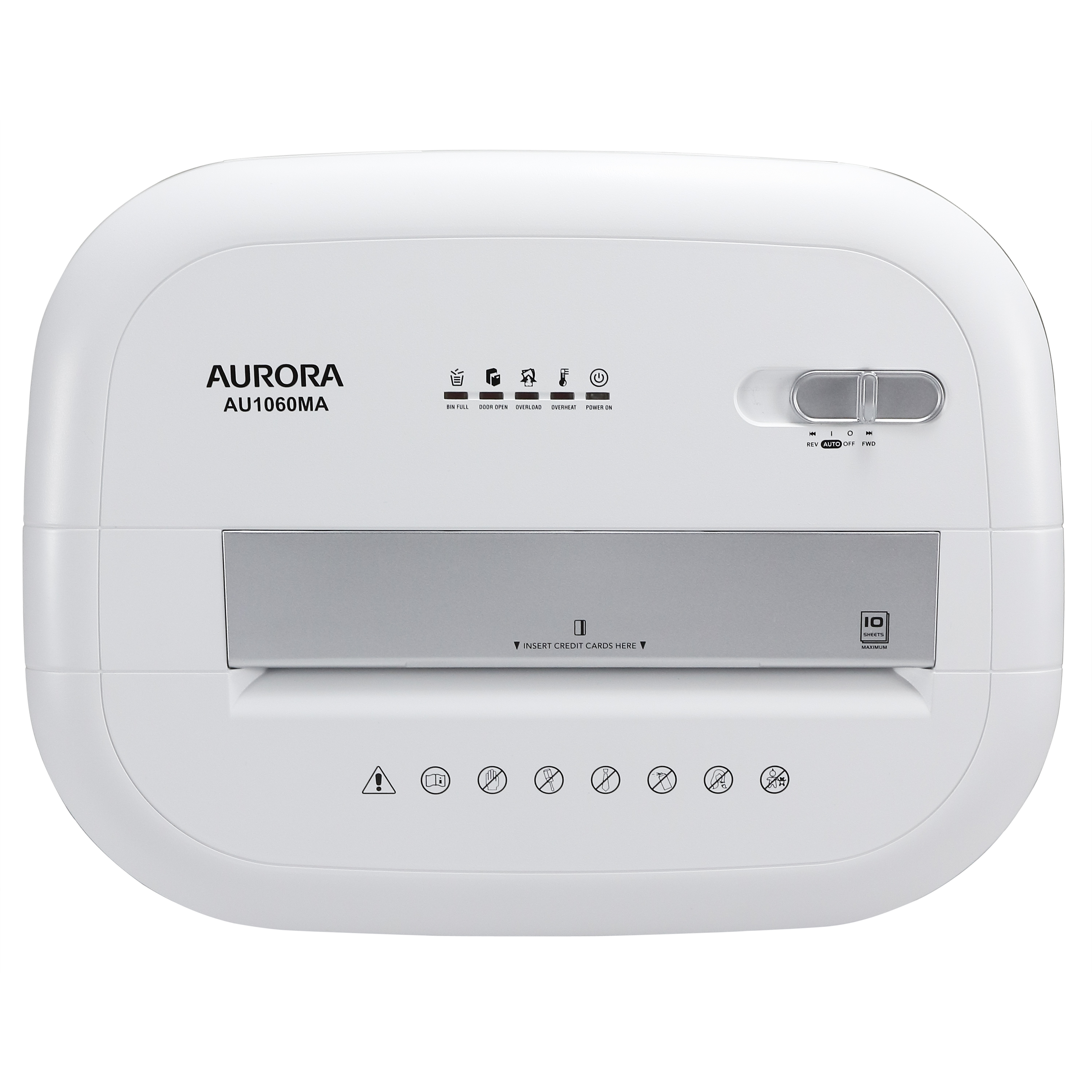 Aurora AU1060MA 10-Sheet Micro-Cut Paper Shredder with Auto-Reverse photo 5