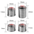 thumbnail image 3 of 5pcs M14 x 1.25 Spark Plug Thread Repair Kit, Cylinder Head Rethreading Kit, Spark Plug Rethreading, 14mm Reamer Cylinder Thread Repair Tool, 3 of 3