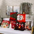 thumbnail image 4 of 6 fundas de almohada navideñas, decoraciones diarias, fundas de almohada para sofá, fundas de cojín, 4 of 5