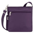 thumbnail image 7 of Travelon Anti-Theft Classic North/South Crossbody Bag, One Size, Purple, 7 of 7