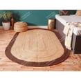 thumbnail image 2 of Chouhan Rugs Natural Jute Brown Bordered Rug Bohemian Rug Decor Rug Handwoven Rug Custom Rug Decorative Rug, 2 of 6