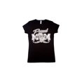 thumbnail image 1 of T-Shirt à Manches Courtes pour Femmes « Proud Cheer Mom » - Noir - 2X-grand, 1 of 1