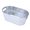 White, variant on Bdday Storage Bins Oval Galvanized Iron Ice Bucket Stainless Steel Primary Color Portable Iron Bucket Party Ice Cold Beer Metal Bucket Kitchen Storage Rack