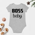thumbnail image 4 of Boss Baby - Baby Clothes - Funny Newborn Bodysuit Outfits for Boys And Girls Gray-style-1 9months, 4 of 7