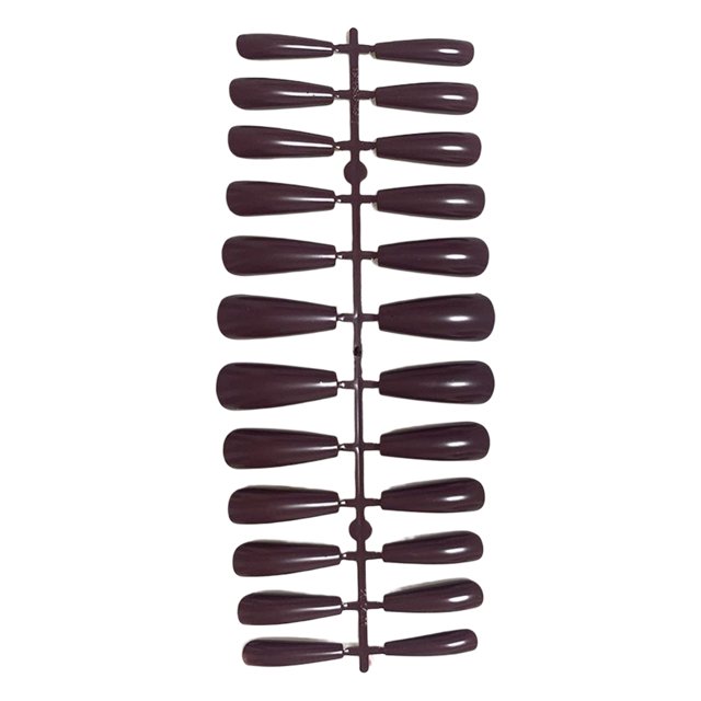 Soidarity 24 Uds uñas postizas CoffinPress-on diseño barniz Extra largas puntas de uñas artificiales suministro de manicura accesorios para Arte de uñas TYPE1