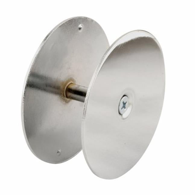 Door Hole Cover Plate, 25/8" Diameter, Chrome Prime Line Products U