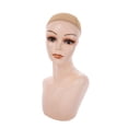 thumbnail image 1 of Maniquí calvo cabeza peluca soporte de exhibición multiusos con maquillaje maniquí liso para joyería pelucas exhibición hacer peinado collar postizos Estilo A, 1 of 8