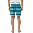 thumbnail image 3 of Unique Bargains Men's Swim Shorts Drawstring Waist Summer Board Shorts 36 Blue Grey, 3 of 6