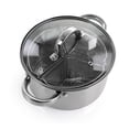 thumbnail image 5 of Oster Sangerfield 5 Piece 4 Quart Stainless Steel Dutch Oven with Lid and 3-Section Dividers, 5 of 8
