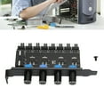 thumbnail image 3 of PC 8 Channel Fan Hub, 4 Knob PC Fan Hub Space Saving 8 Channels  for CPU, 3 of 8