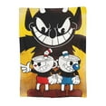 thumbnail image 5 of The Cuphead Show Fleece Blanket Super Soft Cozy Warm Flannel Fleece Throw Blanket For Couch Bed Sofa Throw 80"X60", 5 of 7