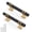 Black & Matte Gold-3 inch (76mm) Hole Center Pull-10, variant on 10 Pack Black And Cabinet Knobs Dresser Drawer Konbs T Bar Pulls Kitchen Hardware