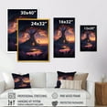 thumbnail image 4 of Designart Sunset Over Bonsai Tree By Lake II Canvas Wall Art, 4 of 5