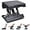 Black, variant on Foot Rest for Under Desk at Work,Height Adjustable Infinite Angle Ergonomic Foldable Footrest for Office, Gaming,Computer, Removable Pad Desk Foot Stool with Massage Beads,All-Season(Black)