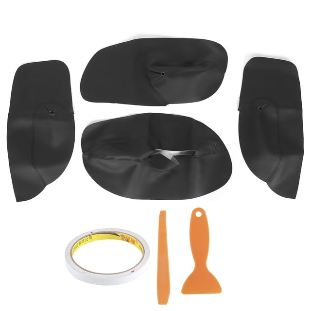 Cubierta de reposabrazos de puerta de coche, cubierta de protección de puerta de coche duradera, paneles de puerta delantera de cuero de microfibra, reemplazo de cubierta de reposabrazos