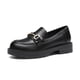 thumbnail image 1 of Mocasines para Niñas DREAM PAIRS KKUMLS2506 Talla 13 Negro PU, 1 of 7
