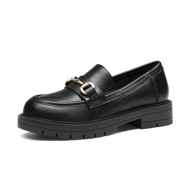 Mocasines para Niñas DREAM PAIRS KKUMLS2506 Talla 13 Negro PU