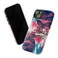 thumbnail image 3 of Abstract Butterfly and Leopard Pattern Phone Case, Artistic Pink and Blue Graphic Design Protective Cover for iPhone 16 15 14 13 12 11 Pro Max Mini, 3 of 6