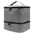 thumbnail image 1 of Estuche organizador de esmalte de uñas, caja de almacenamiento portátil con asa para manualidades, organizador de almacenamiento de suministros cosmét Gris, 1 of 8