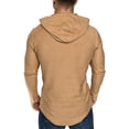 thumbnail image 2 of Sonducket Sudadera con capucha de algodón para hombre Sudadera con capucha absorbente de sudor Sudadera con capucha de algodón Sudadera con capucha de Sudaderas y sudaderas con capucha XXL, Caqui Sonducket AP000756-17, 2 of 6