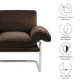 thumbnail image 2 of Ansel Accent Chair in Chocolate Brown, 2 of 9