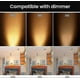 thumbnail image 4 of 8-Pack 35w 12v Dimmable MR16 Gu5.3 Halogen Bulbs, 400 Lumens, 2800k Warm White, Glass Cover, 4 of 5