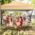 thumbnail image 6 of GVDV Canopy Tent, 10x10 ft Easy Pop up Outdoor Canopy Tent, Portable Straight Leg Gazebo Instant Canopy, 6 of 11