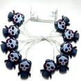 thumbnail image 2 of Matoen 10 LED Skull String Lights - 4.92ft Halloween String Lights for Outdoor and Indoor Decor - Halloween Lighting for Patio, House, Bedroom, Parlor, Halloween Party Decorations, 2 of 7