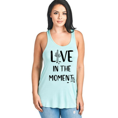 ColorBear - ColorBear Women's Mint Live In The Moment Print Flowy Plus ...