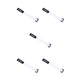 thumbnail image 3 of Greeniant 5 piezas de sujetadores de nailon para cables, hebilla inversa, paquete de bicicleta portátil, correa de fijación adhesiva, color blanco Blanco 5piezas Greeniant CBP199915, 3 of 4