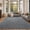 Pure Dark Grey, variant on 5x7 Washable Area Rugs for Bedroom Living Room, Low Pile Thin Rug Solid Color, Non-Slip Carpet Indoor for Home Decor (Green/White)