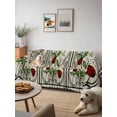 thumbnail image 6 of Animal Flowers Couch Cover, Vintage Country Glass Daisy Floral Plant Sofa Cover Blanket for 3 Cushion Couch, Sectional Sofa Slipcover Furniture Protector for Living Room Bedroom 71''x134'', 6 of 9