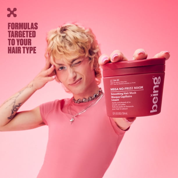 being MEGA NO-FRIZZ Smoothing Hair Mask with Jojoba and Almond Oil