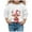 White, variant on Byoo Toddler Girls Christmas Sweatshirt Xmas Cartoon Reindeer Print Crew Neck Pullover Top