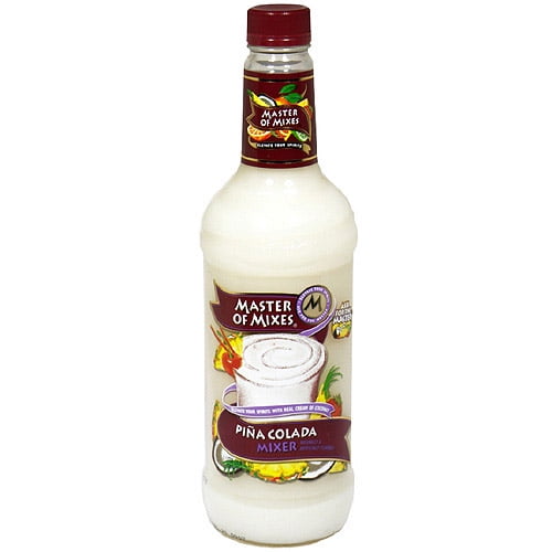 (6 Bottles) Master of Mixes Pina Colada Mixer, 1 L