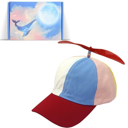 Image of Dreamtale Muti-Color Propeller Hat- Baseball Style(Child Red Brim)