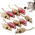 thumbnail image 1 of 10PCS Cat Mouse Toy Creative Cotton Rope Pet Interactive Toy Cat Bite Toy, 1 of 7