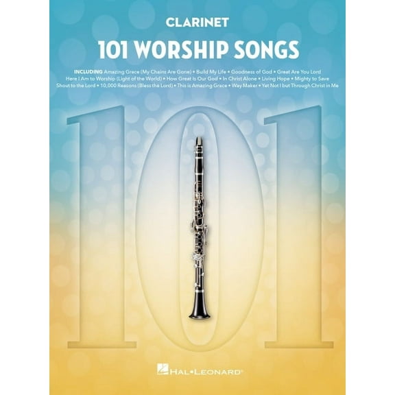 101 Worship Songs for Clarinet, (Paperback)