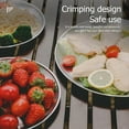 thumbnail image 6 of Camping Plate Stainless Steel Outdoor Camping Tableware Dinner Food Container BBQ Picnic Dishes Cookware Utensils 14-26cm Dia, 6 of 9