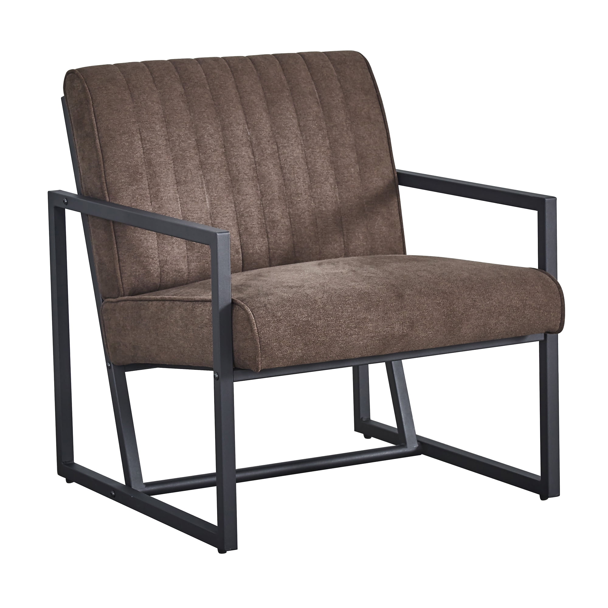 Kadyn Arm Chair, Single Sofa Chairs for Bedroom, Fabric Armchair for Living Room, Brown
