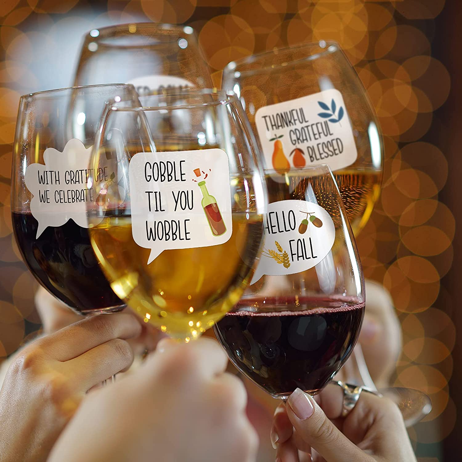 Marqueurs De Verre En Silicone Réutilisables - Lot De 36 - Inscriptibles Et Lavables - Pour Verres à Vin, Cocktails, Gobelets