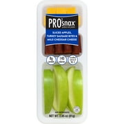 PRO2snax Sliced Apples, Turkey Sausage Bites & Mild Cheddar Cheese, 2.85 oz