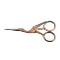 thumbnail image 5 of Small Scissors 4.5inch Vintage Stainless Steel Sewing Scissors Curved Embroidery Scissors Classic Crane Stork Shape Point for Handcraft Craft Art Work DIY Tool Items, 5 of 9
