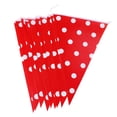 thumbnail image 4 of Ola Punto Hugo Banderín Decoración colgante de Papel rojo para cumpleaños, 4 of 8