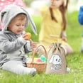 thumbnail image 6 of Easter Bunny Clearancce Easter Bunny Party Candy Box Gift Bag Gift Packaging Linen Drawstring Bag Candy Easter Eggs Bag, 6 of 6