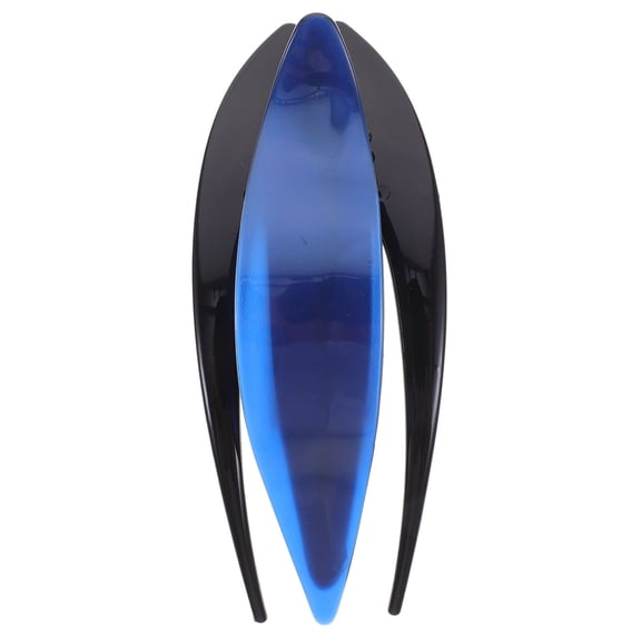 LOLIPPYY Durable Blue French Hair Pin Flat Claw Clip with No Crease for Fine Hair