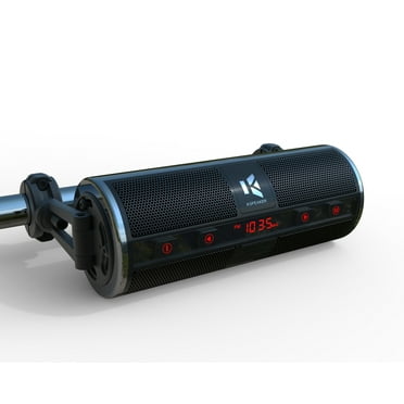 Motorcycle Speakers Bluetooth Waterproof Radio Audio System Built-in Amplifier, Great for ATV, Scooter Bike,12 Volt Vehicle,3 Inch Metal Mp3 Player